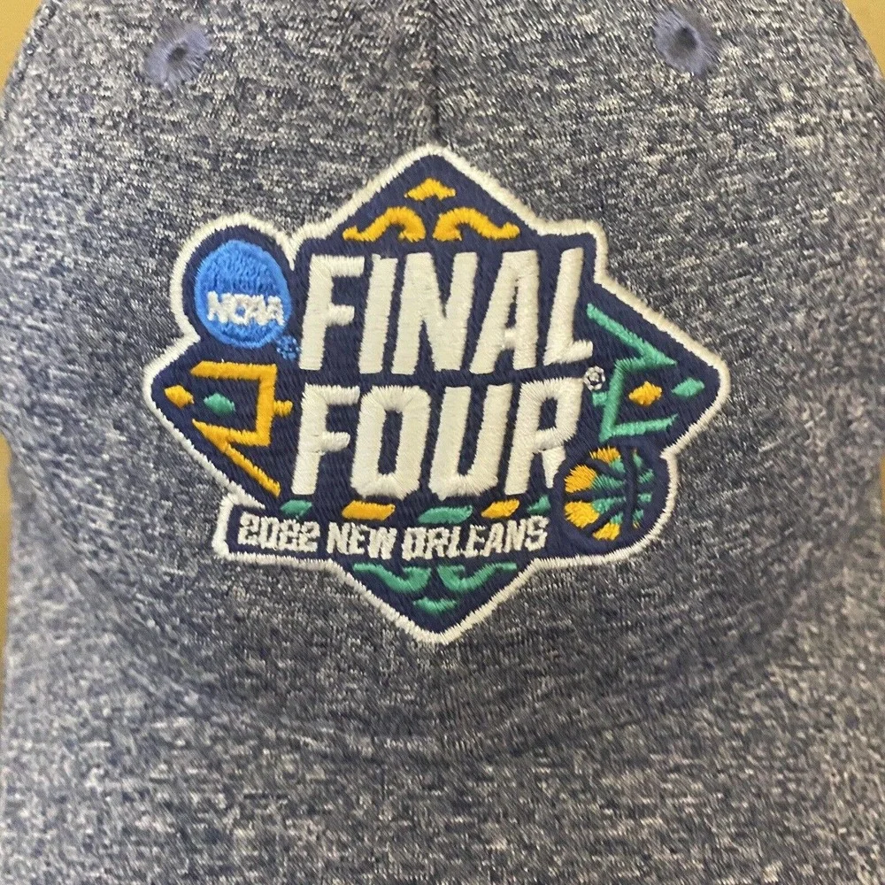 NCAA Final Four 22' New Orleans Hat Digital Blue Snap Back CBS Warner Adjustable